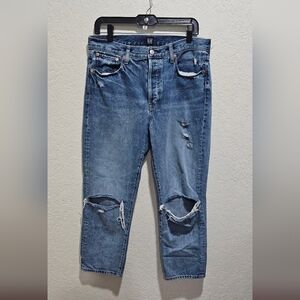 Gap Boyfriend Distressed Denim Jean Size 8 / 29